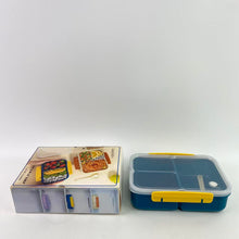 Load image into Gallery viewer, Lunch365+ Lunch boxes，Lunch Box,Bento Box Adult,Leakproof Lunch Containers for Adults/Kids/Toddler,1200ML-3 Compartments bento Lunch box with Utensil,Microwave &amp; Dishwasher &amp; Freezer Safe (Blue)
