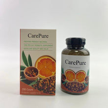 Load image into Gallery viewer, CarePure Probiotic supplements - Shelf-Stable Daily Gut Health Supplement for Digestive &amp; Immune Support* - Non-GMO &amp; Gluten-Free - 200 Capsules

