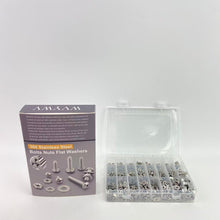 Load image into Gallery viewer, WVYWV  Bolts of metal,351Pcs Machine Screws Nuts and Bolts Assortment Kit, # 6-32# 8-32# 10-24 Phillips Pan Head Assorted 304 Stainless Steel Bolts Nuts Flat Washers Bolts with Case
