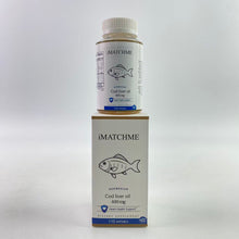 Load image into Gallery viewer, iMATCHME Cod liver oil - Cod Liver Oil, Omega-3s + A &amp; D3, Wild-Caught Norwegian Arctic Cod-Liver Oil, Sustainably Sourced Nordic Fish Oil Liquid, Green Apple
