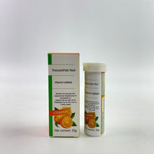 Load image into Gallery viewer, NaturalsPath Med Vitamin tablets,Vitamin C Effervescent Tablets 1000mg with Magnesium Zinc Vitamin E &amp; Potassium Vitamina C Efervescente 60 Tables 3 Pack Vitamina C
