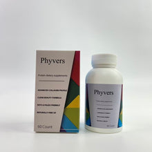 Load image into Gallery viewer, Phyvers Protein dietary supplements | 60 Capsules | Hydrolyzed Collagen Type I, II, III, V, X | Keto &amp; Paleo Friendly, Non-GMO, Gluten Free Supplement
