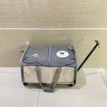 Load image into Gallery viewer, WanderCrawl Pet strollers,Cat Dog Carrier with Wheels Airline Approved Rolling Pet Carrier with Telescopic Handle and Shoulder Strap, Grey
