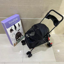Load image into Gallery viewer, TerraPede Pet strollers,Pet Stroller for Large Dogs up to 110lbs, Large Pet Stroller for Multiple Pets, All-Terrain with Adjustable Handle &amp; Mesh Dual-Window, 1680D Waterproof Oxford Fiber
