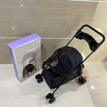 Load image into Gallery viewer, TerraPede Pet strollers,Pet Stroller for Large Dogs up to 110lbs, Large Pet Stroller for Multiple Pets, All-Terrain with Adjustable Handle &amp; Mesh Dual-Window, 1680D Waterproof Oxford Fiber
