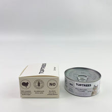 Load image into Gallery viewer, TOPTREES Cat food, Bundle of 1 Canned Wet Cat Food, Canned pet snack cat,White-body tuna formula adds kiss fish
