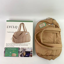 Load image into Gallery viewer, LYCLQ Travelling bagsGym Bag for Women, Duffle Bag for Travel with Wet Pocket, Lightweight Carry on Weekender Duffel, Water Resistant
