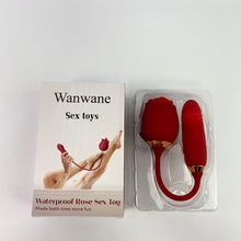 Load image into Gallery viewer, Wanwane Sex toys,Vibrator Dildo Sex Toys for Women - Rose Sex Toy with Thrusting G Spot Vibrators &amp; 10 Sucking Modes for Clitoral Nipple Stimulation Anal Double-Ended Dildos Adult Sex Toys Games for Couples
