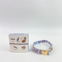 Load image into Gallery viewer, Xyloark Collars for pets,Unique Style Paws Dog Collar With Metal Buckle - Red Rose Flower Gift, Durable Cute for Small Medium Large Boys Girls Dogs
