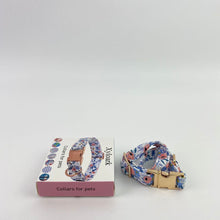 Load image into Gallery viewer, Xyloark Collars for pets,Unique Style Paws Dog Collar With Metal Buckle - Red Rose Flower Gift, Durable Cute for Small Medium Large Boys Girls Dogs
