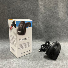 Load image into Gallery viewer, TOKBTY Bar code scanners,Automatic Omnidirectional Desktop Barcode Scanner, Hands-Free USB Wired QR Barcode Reader, 1D 2D Bar Code Image Sensing for Warehouse, Supermarket, Retail Store, Bookstore Pos System
