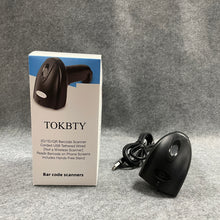 Load image into Gallery viewer, TOKBTY Bar code scanners,Automatic Omnidirectional Desktop Barcode Scanner, Hands-Free USB Wired QR Barcode Reader, 1D 2D Bar Code Image Sensing for Warehouse, Supermarket, Retail Store, Bookstore Pos System
