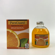 Load image into Gallery viewer, ParaGuard Vegetable-fruit juices , Organic Carrot and Orange Juice with Turmeric, Immune Refresher, 15 Fl Oz
