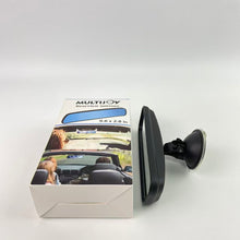 Load image into Gallery viewer, MULTIJOY Rearview mirrors,9.6'' Anti Glare Rear View Mirror with Suction Cup, Stick on Universal Inside Rearview Blue Mirror with Realistic Flat Wide Angle Mounted on Windshield for Car Auto Truck SUV Van (245mm)
