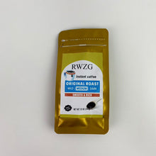 Load image into Gallery viewer, RWZG Instant coffee - 100% Caffeine, Mold Free, Low Acid Arabica Beans for On-the-Go Energy - Hot or Cold Rich Taste Single Serve Travel Packets
