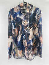 Load image into Gallery viewer, BACIA Clothing,Womens Button Down Shirt Long Sleeve Blouse Business Work Tops Dressy Casual Floral Printed Outfits with Pocket - S
