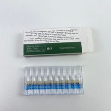 Load image into Gallery viewer, GXEEK LABS Cigarette filters 10 PCS Glass Reusable TlPS for Rolls Papers , with Cleaning Brush
