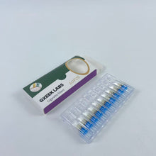 Load image into Gallery viewer, GXEEK LABS Cigarette filters 10 PCS Glass Reusable TlPS for Rolls Papers , with Cleaning Brush
