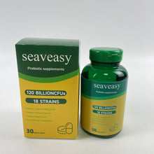 Load image into Gallery viewer, seaveasy Probiotic supplements - Shelf-Stable Daily Gut Health Supplement for Digestive &amp; Immune Support* - Non-GMO &amp; Gluten-Free - 100 Capsules

