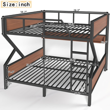 Load image into Gallery viewer, ZWYO HOSIMU Full over Full Bunk Bed
