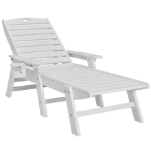 Load image into Gallery viewer, ZWYO HOSIMU Outdoor Chaise Lounge Chair 6 Position Adjustable Reclining Bench Lounger
