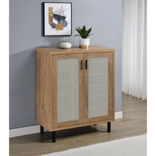 Load image into Gallery viewer, ZWYO HOSIMU Natural Oak 2-door Storage Accent Cabinets
