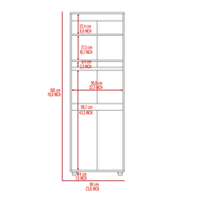 Load image into Gallery viewer, ZWYO HOSIMU Armoire with Two Interior Shelves, Rod, Double Door
