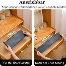 Load image into Gallery viewer, Homhut Gewürzregal Schublade 4 Etagen, Gewürz Organizer Schublade, Gewürz Schubladeneinsatz, Schubladen Ordnungssystem von 33cm bis 62cm für Küche Arbeitsfl?che Schrank Regal"
