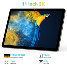 Load image into Gallery viewer, 11 inch Tablet with Keyboard Android 14 2000*1200 2K Display Tablets PC, T616 Octa-Core 2.0GHz, 18GB RAM 128GB ROM 1TB Expandable, 5M+5M+13MP AI Camera, 9000mAh Battery, With Case, Pen
