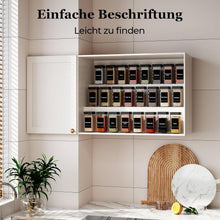 Load image into Gallery viewer, Homhut Gewürzgl?ser Eckig Set mit Deckel [24x 120ml], Stabiler Plastik Gewürzstreuer Luftdichte, Gewürzdosen mit Streueinsatz, Spice Jars mit 120 Etiketten (Schwarz)"
