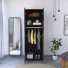 Load image into Gallery viewer, ZWYO HOSIMU Armoire with Two Interior Shelves, Rod, Double Door

