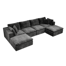 Load image into Gallery viewer, ZWYO HOSIMU 137.8*68.9"Modular Sectional Sofa
