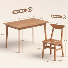 Load image into Gallery viewer, ZWYO HOSIMU 5-Piece Wooden Dining Room Set
