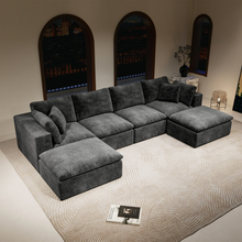 Load image into Gallery viewer, ZWYO HOSIMU 137.8*68.9"Modular Sectional Sofa
