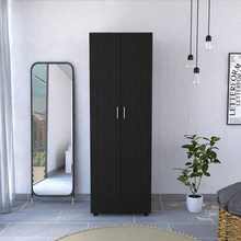 Load image into Gallery viewer, ZWYO HOSIMU Armoire with Two Interior Shelves, Rod, Double Door
